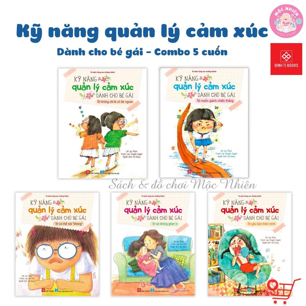 Sách - Kỹ năng quản lý cảm xúc dành cho bé gái - Giáo dục đầu đời cho trẻ 6 - 12 tuổi - Đinh Tị Books