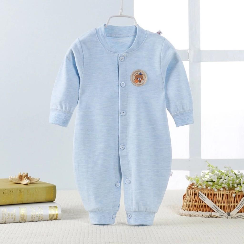 Body dài tay liền thân, bodysuit dài tay cotton cho bé trai và bé gái sơ sinh từ 3-12kg, hàng đẹp xuất nhật - BD28