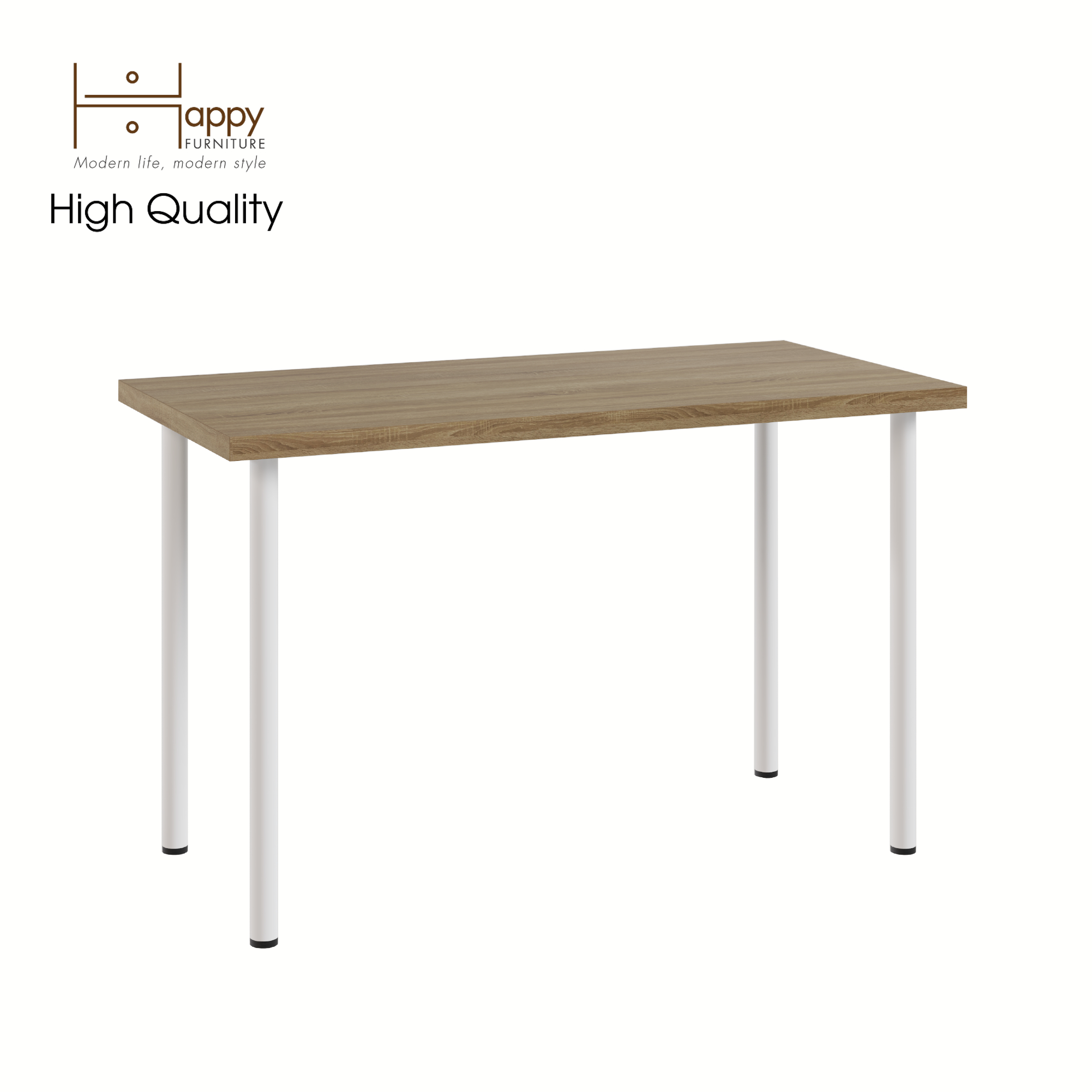 [Happy Home Furniture] LIDA, Bàn làm việc - 4 chân sắt, BAN_013, BAN_014, BAN_015, BAN_016