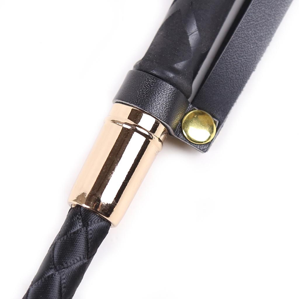 Leather Horse Riding Crop Straight Strict Restraint Cosplay Toy for