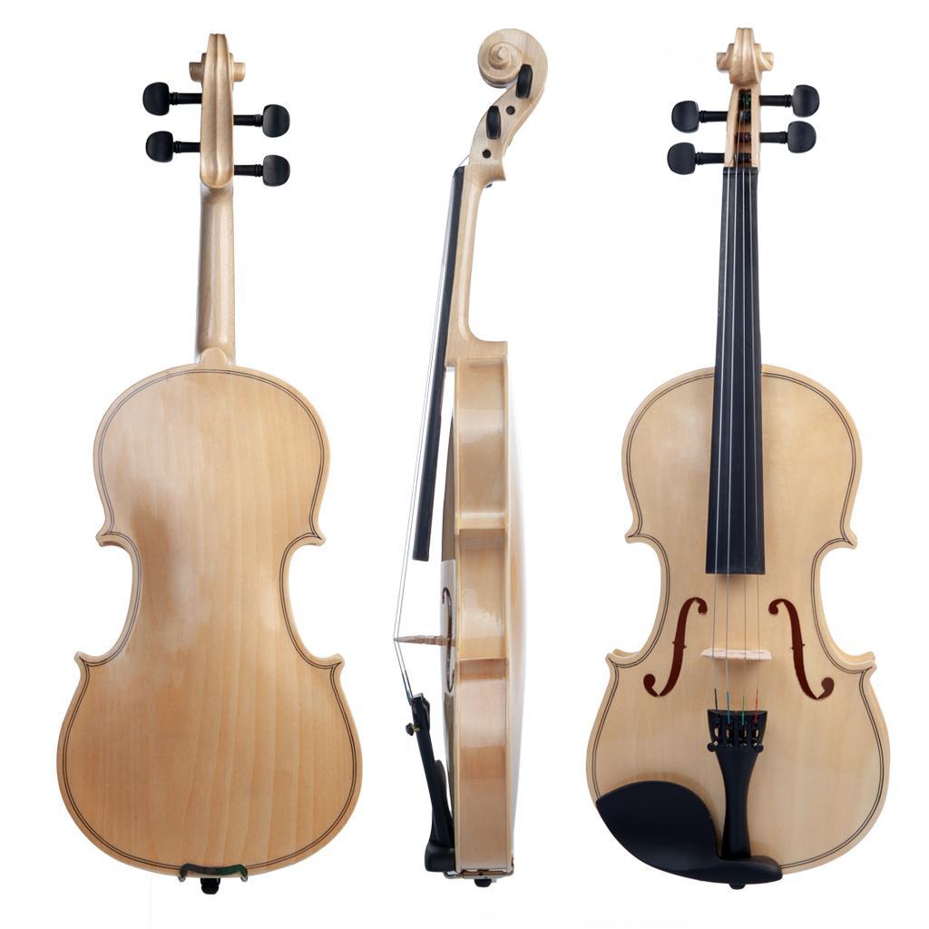 4/4 Full Size Acoustic Violin with Case Bow Rosin for Beginner