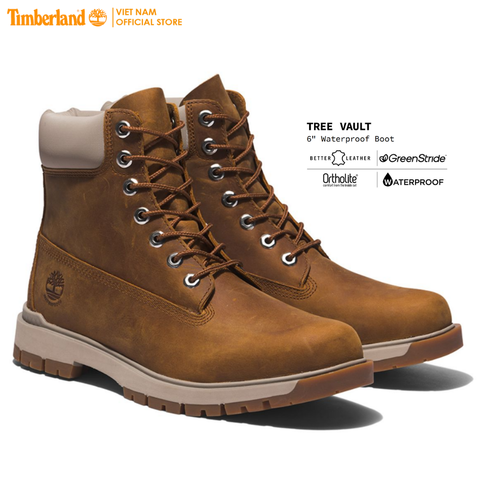 Original TIMBERLAND Giày Cổ Cao Nam 6-inch Premium Waterproof Boots Tree Vault TB0A5NHM5J