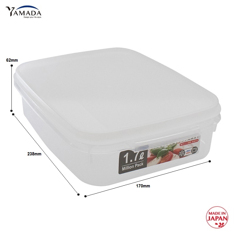 Hộp bảo quản thực phẩm Yamada Million Pack - Made in Japan