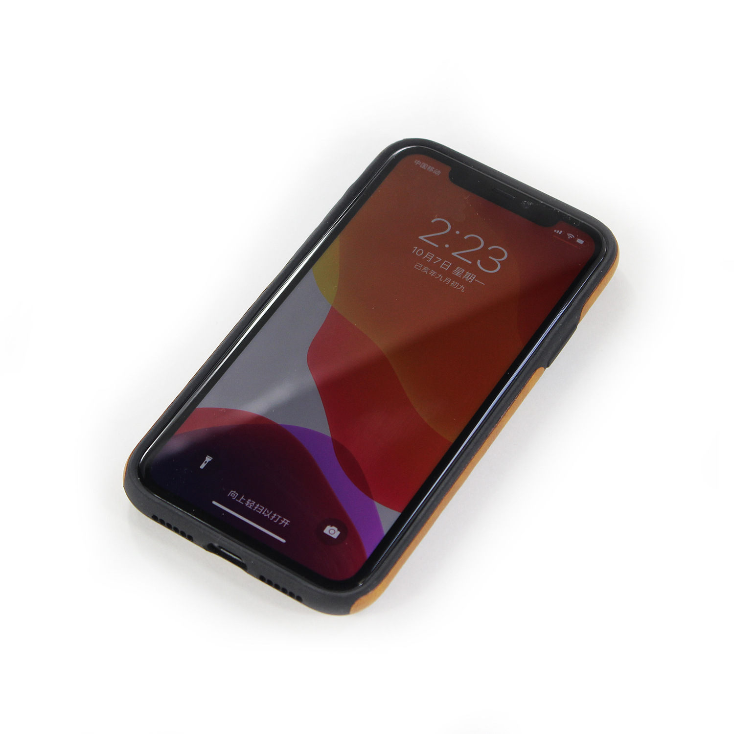 Ốp lưng da cao cấp dành cho iPhone 11 Pro Max - Màu nâu