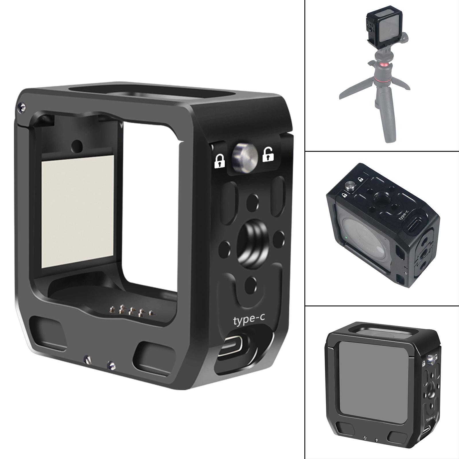 Aluminum Alloy Protective Case Black for Action 2 Accessories
