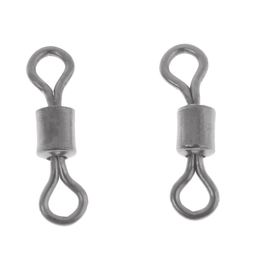 2pcs Bombarda Carp Coarse Trout Bass Sea Lure Fishing Tackle with Beads and Rolling swivels 2.8cm 3.2g