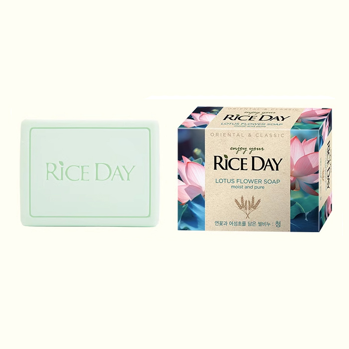 Xà phòng hỗ trợ dưỡng sáng da Rice Day Soap Hàn Quốc 100g