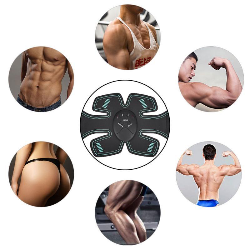 Fitness Equipment ABSWaist Abdominal Muscle Stimulator Electric Gym Equipment Body Slimming Massager EMS Muscle Trainer Machine
