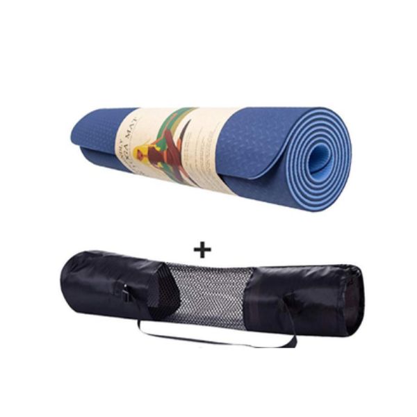 Thảm tập YOGA TPE Cao Cấp 2 lớp- 6mm dộ bám cao , chống trơn trượt 