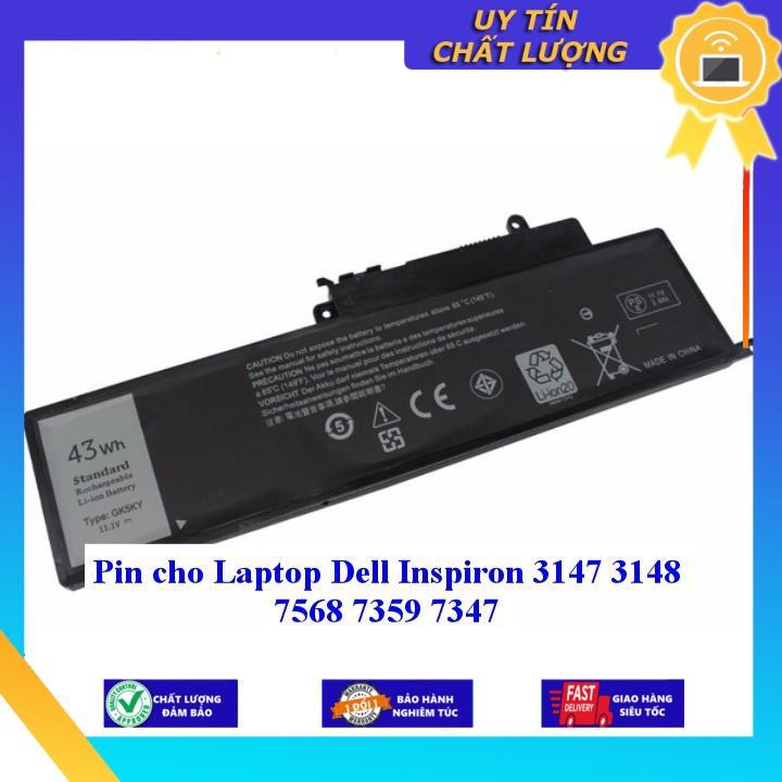 Pin cho Laptop Dell Inspiron 3147 3148 7568 7359 7347 - Hàng Nhập Khẩu New Seal