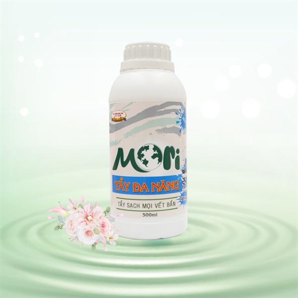 TẨY QUẦN ÁO ĐA NĂNG MORI ĐÁNH BAY CÁC VẾT BẨN LEM MÀU, MỠ ÂM, VẾT THỨC CHAI 500ML