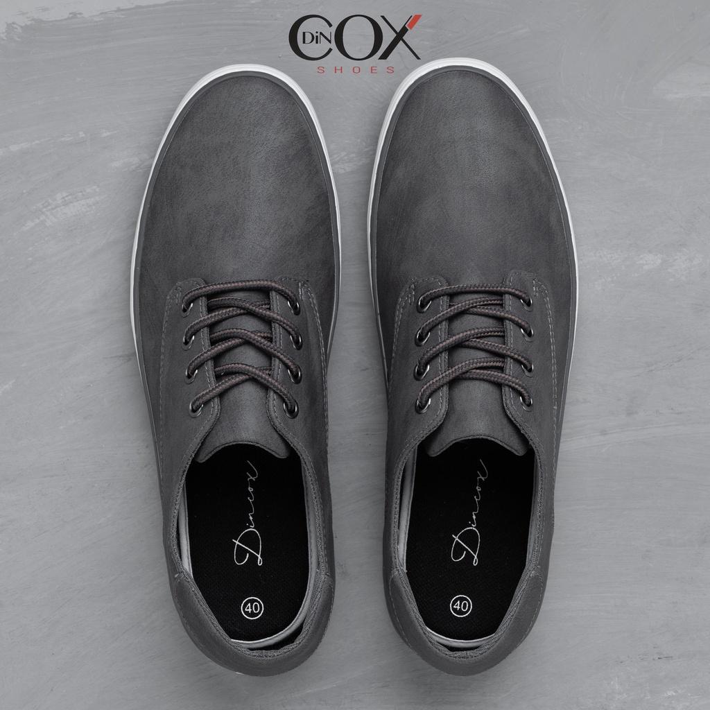 Giày Sneaker Da Nam DINCOX E11 Charcoal Sang Trọng Lịch Thiệp