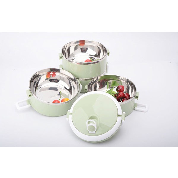 Hộp Đựng Cơm Cặp Lồng Cơm Giữ Nhiệt Lúa Mạch Ruột Inox Chất Lượng Số 1