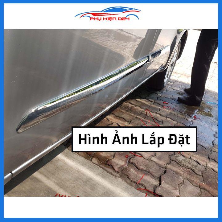 Bộ ốp nẹp sườn Innova 2017-2018-2019-2020-2021-2022 mạ crom trang trí làm đẹp xe