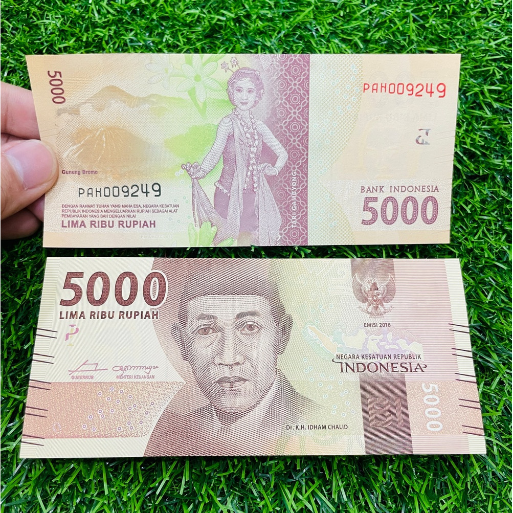 Tiền Indonesia 5000 Rupiah hình vũ công múa, chất lượng mới 100% UNC [TIỀN XƯA SƯU TẦM]