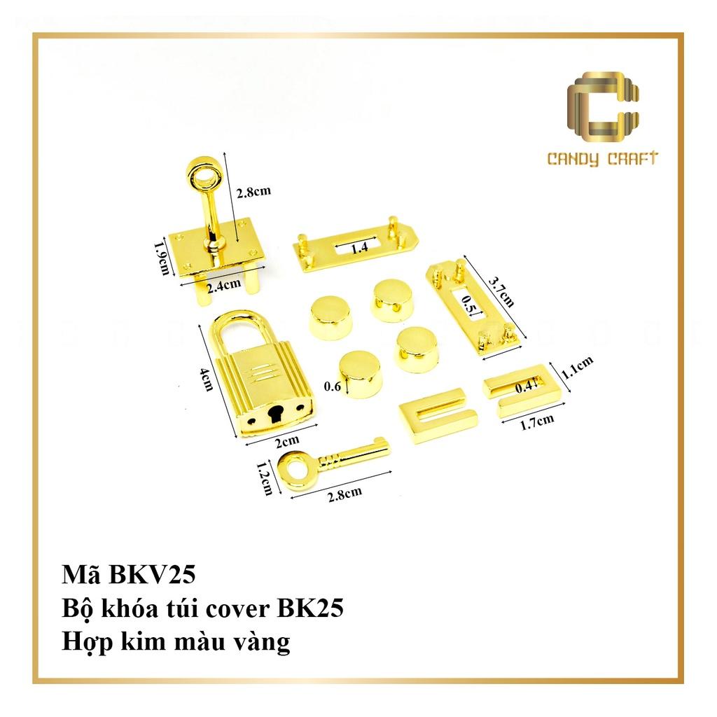 Bộ khóa túi BK Vàng - Bạc