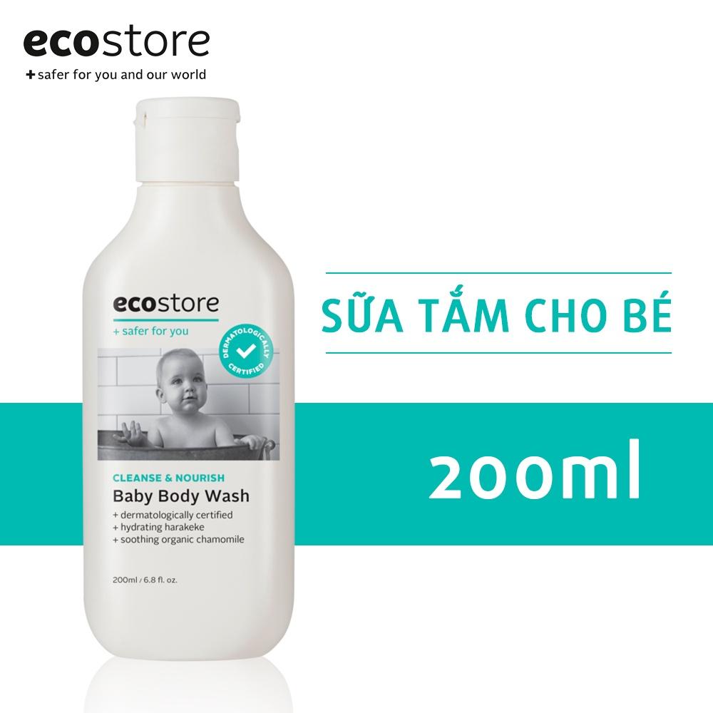 Ecostore Sữa tắm cho bé gốc thực vật Ecostore 200ml (Dùng được cho bé từ 0 tháng tuổi)