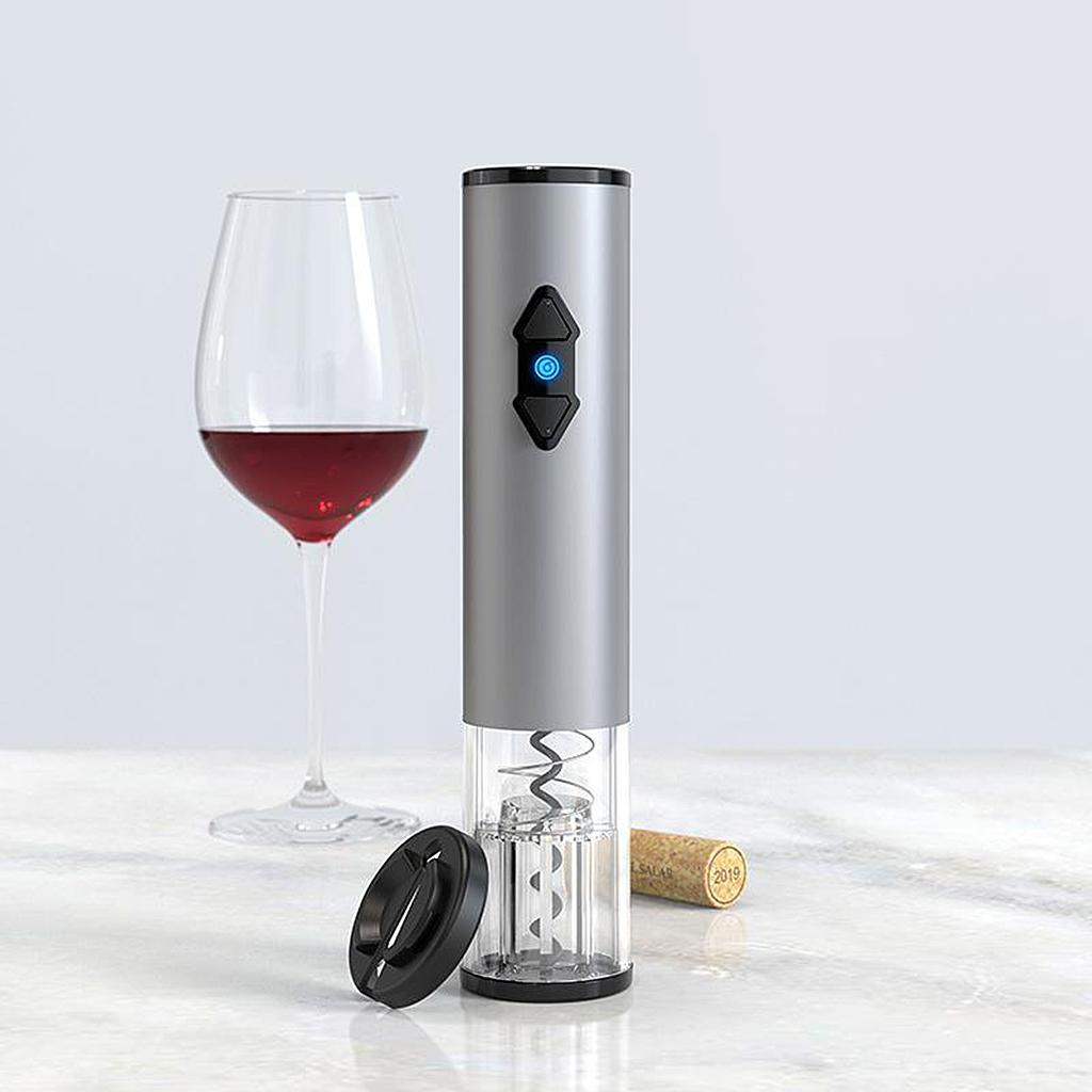 Electric Wine Opener Automatic Cordless Corkscrew Bottle Tool Battery Power