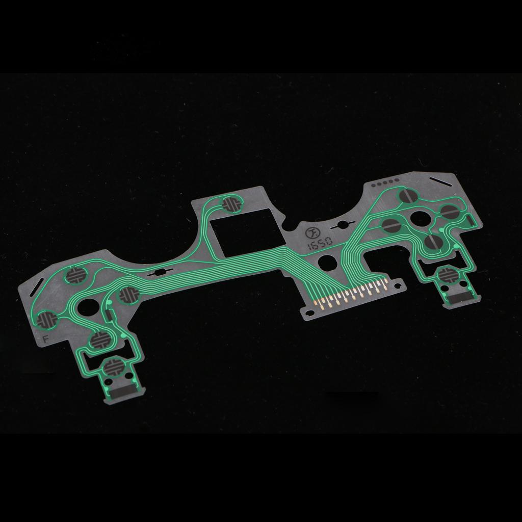 2xConductive Film Keypad Flat Flex Ribbon Cable For Sony PS4 Controllers Green