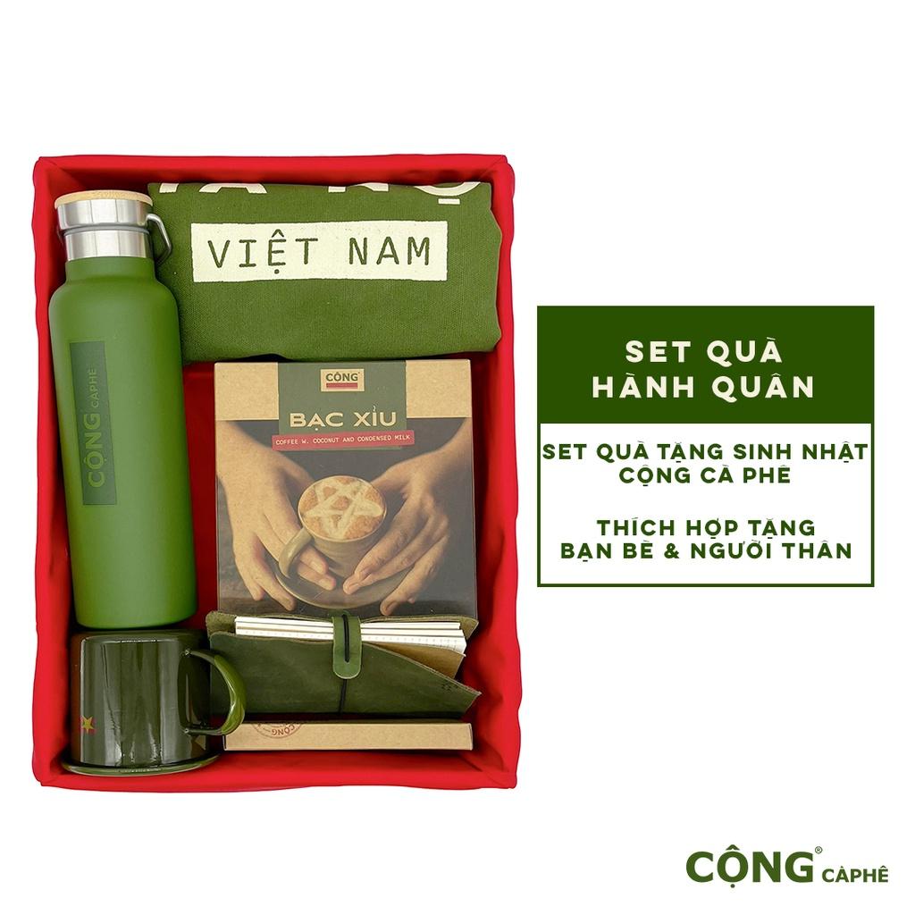 Set quà tặng sinh nhật Cộng Cà Phê - Set Hành Quân 06