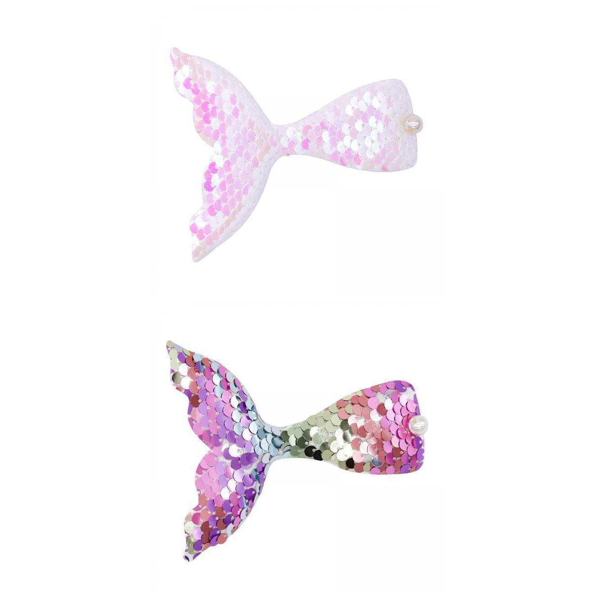 2x Girls Cute Sweet Fish Tail Hair Clip Duckbill Snap Hairpins Ornament