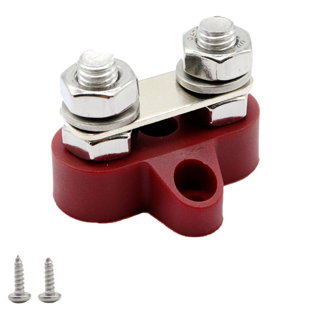 2X Bar Terminal Block - M8 Power Distribution Block for Truck