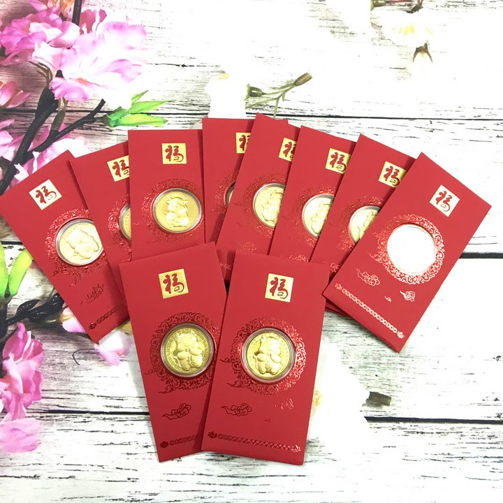 BAO LÌ XÌ MẠ VÀNG CON TRÂU VIP (MẪU NGẪU NHIÊN) - SP005084