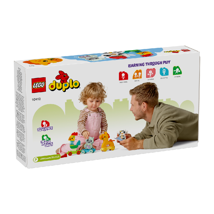 Đồ Chơi Lắp Ráp Tàu Lửa Động Vật LEGO DUPLO 10412 (19 chi tiết)