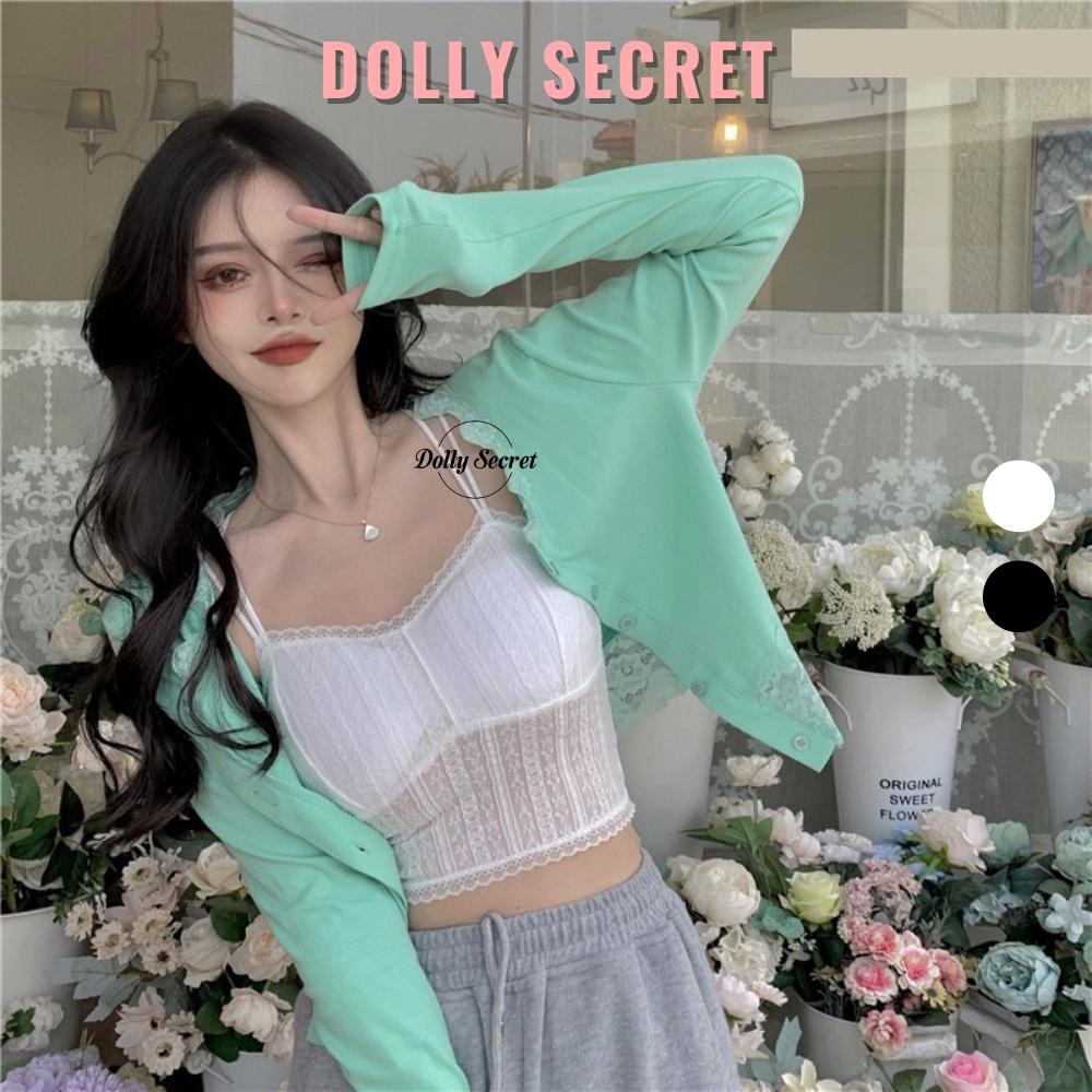 Áo Bra ren nữ DOLLY SECRET 2 dây phong cách Hàn Quốc có đệm A30