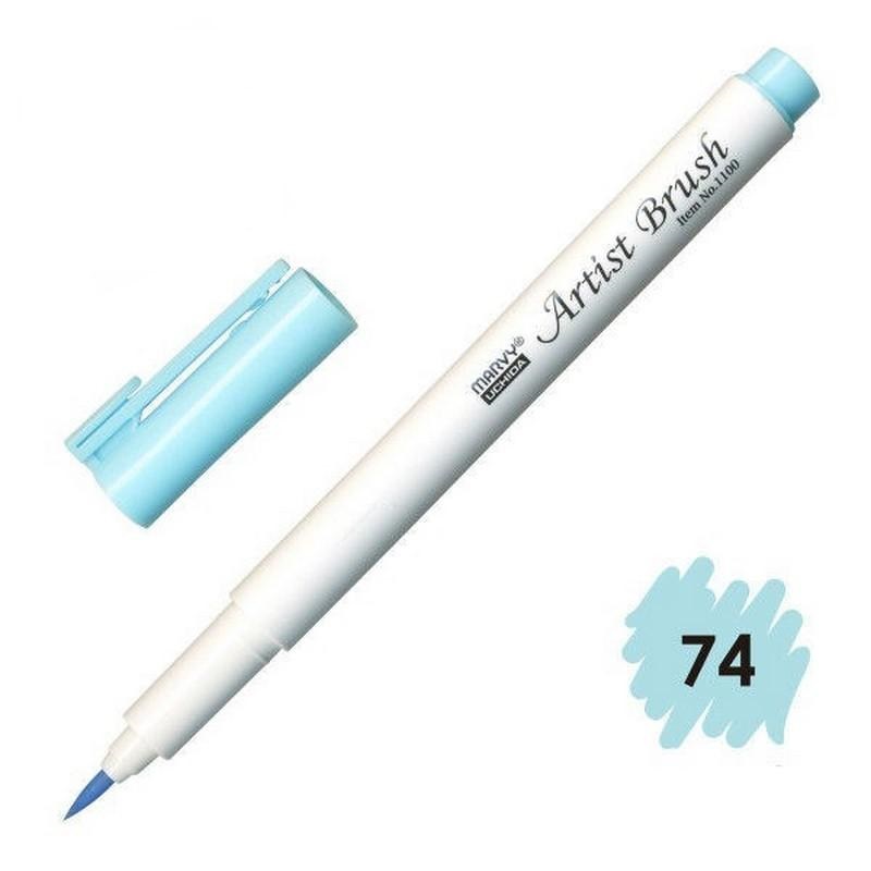 Bút lông đầu cọ viết calligraphy Marvy Artist Brush 1100 - Aquamarine (74)