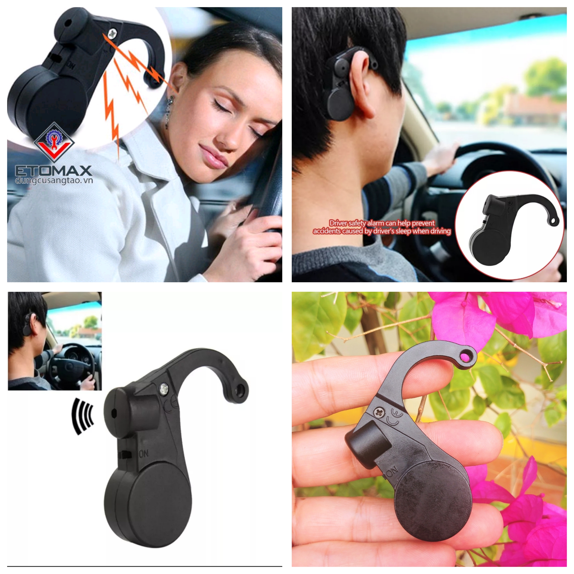 MÁY ĐEO TAI BÁO CHỐNG NGỦ GẬT TRÊN XE HƠI ÔTÔ LÀM BẢO VỆ NHÂN VIÊN VĂN PHÒNG V...V HÀNG LOẠI TỐT