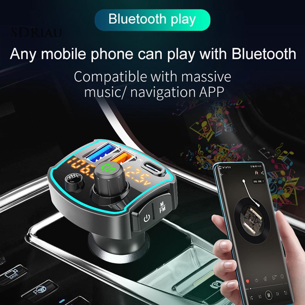 *QCDZ* BC69 Car MP3 Player Stable Bluetooth V5.0 ABS Quick Charger U Disk Music Player