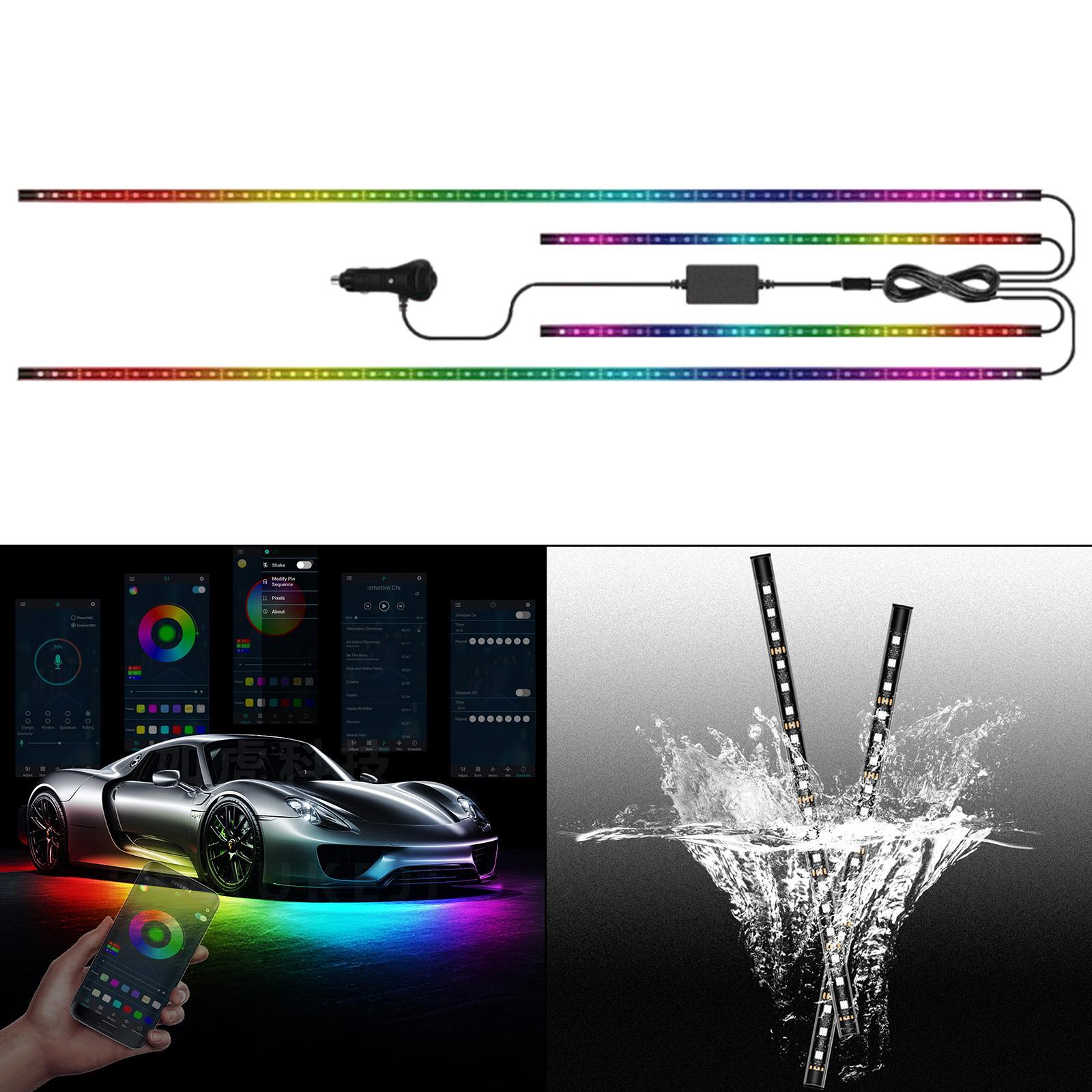 12V Bluetooth Lights Waterproof IP68 Exterior Car Lights with