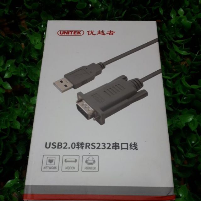 Cáp Chuyển USB Sang COM Unitek 1.5M - USB To COM RS232 - Hàng Chính Hãng