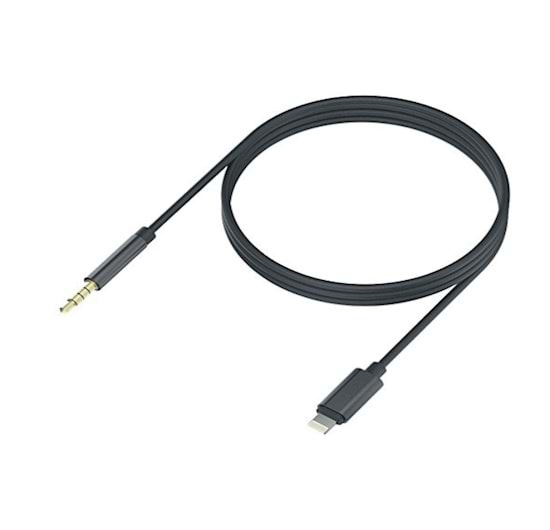 Cáp chuyển đổi  JH-023 cao cấp cổng Lightning sang cổng 3.5mm Apple màu đen - Hàng chính hãng