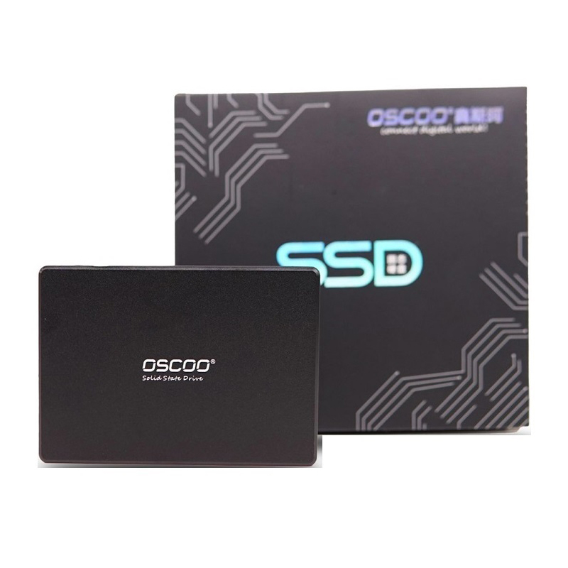 Ổ cứng SSD OSCOO 240GB SATA III 2.5-inch - tốc độ đọc 520MB/s (Đen) HÀNG CHÍNH HÃNG