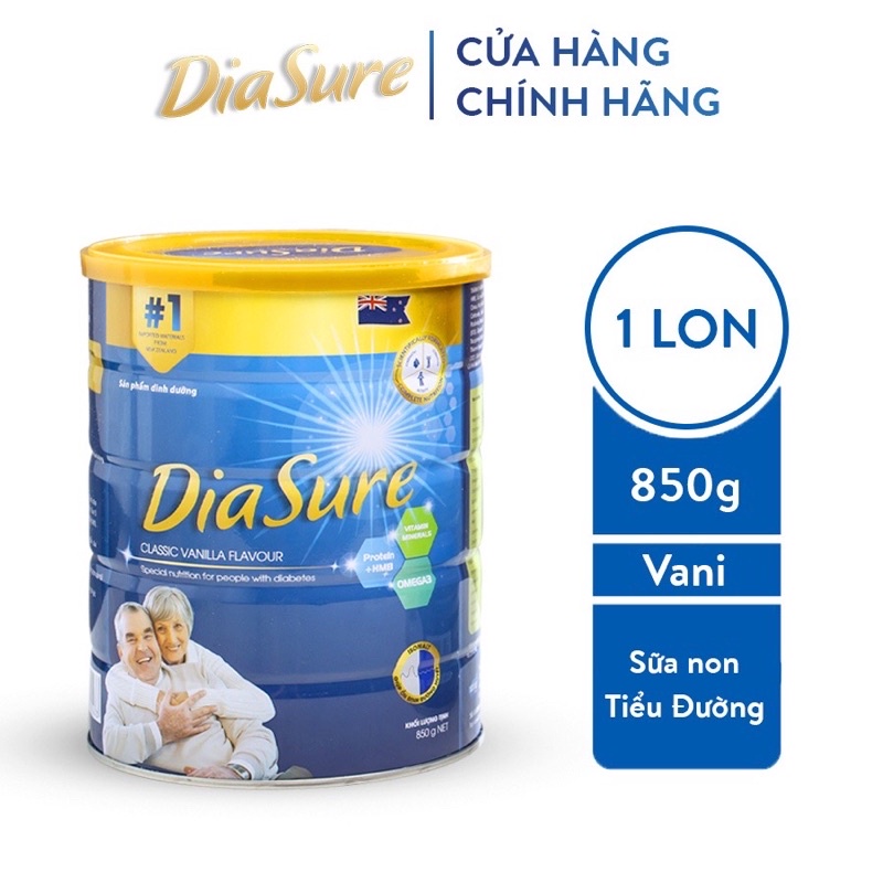 Diasure Hộp Lon Mẫu Mới Viện Hàn Lâm - Dành Cho Người Tiểu Đường