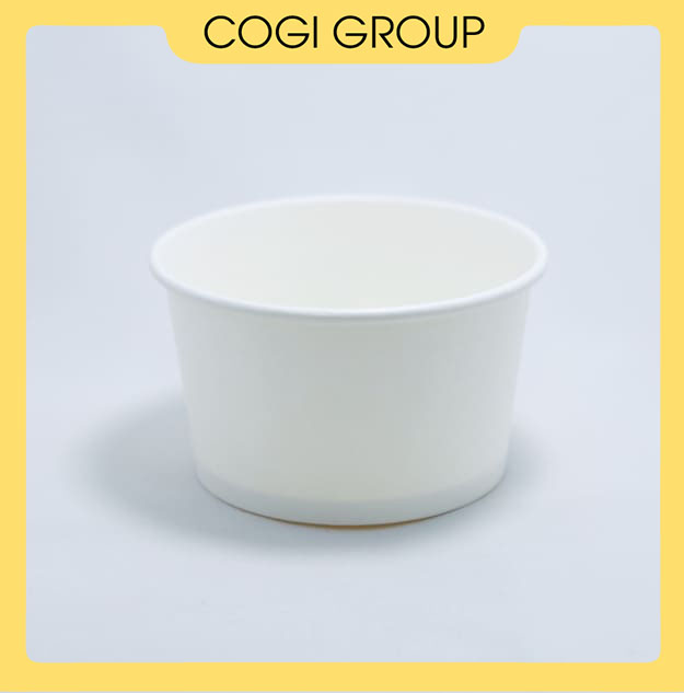 50 tô giấy kèm nắp nhiều size 9oz,17oz, 25oz,32oz dùng 1 lần cogi chuyên đựng thực phẩm nóng/lạnh