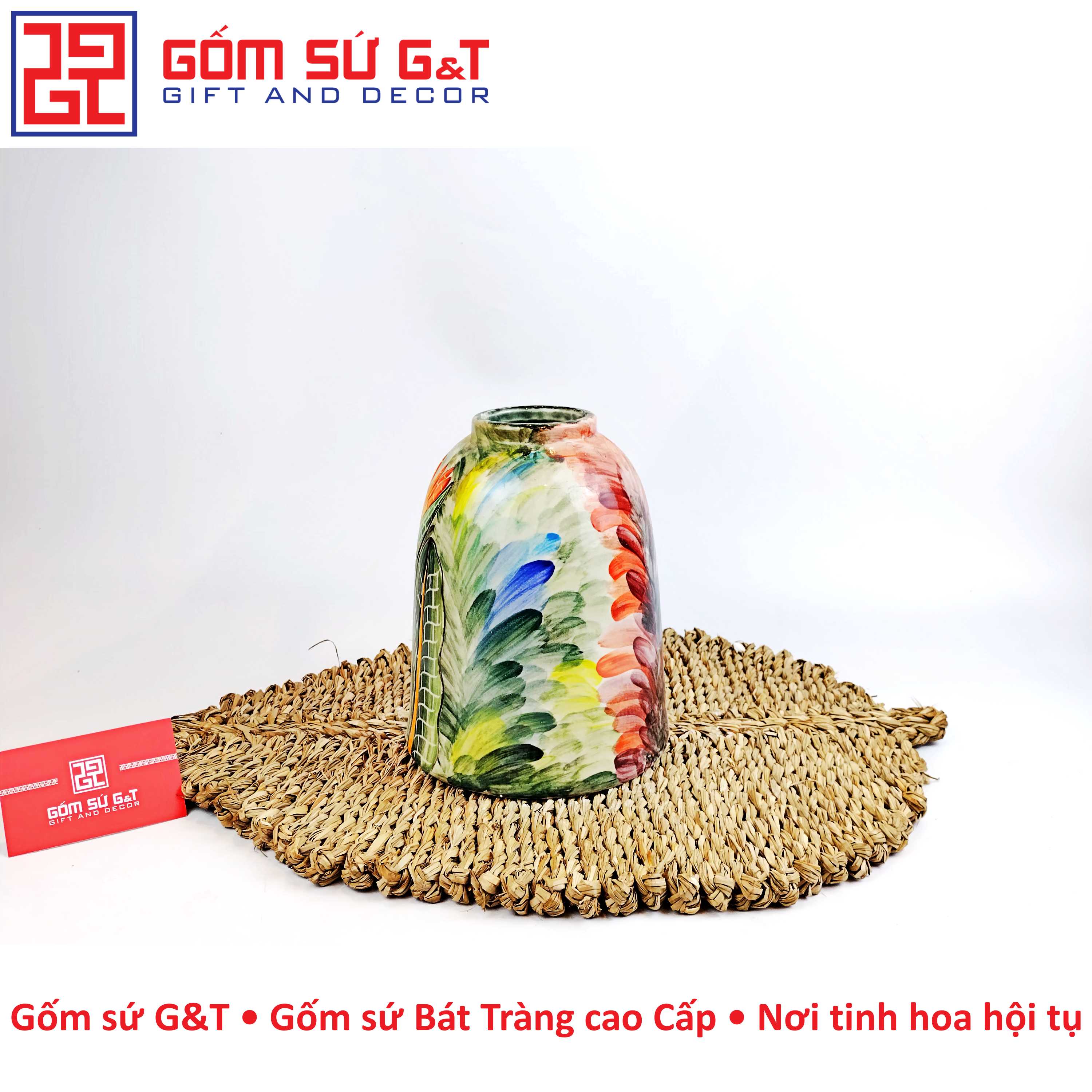 Lọ hoa chuông thiên điểu Gốm Sứ G&T