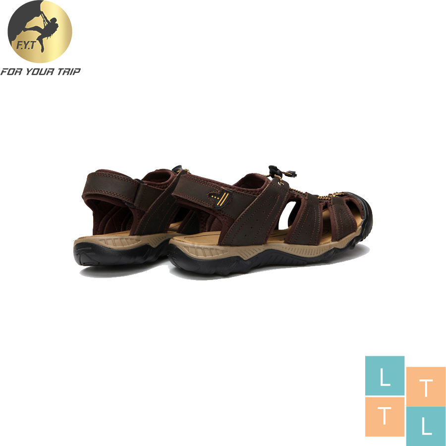 HOT GIÀY SANDAL DA BÒ SIÊU BỀN THIẾT KẾ MỚI NHẤT VỪA RA AB09