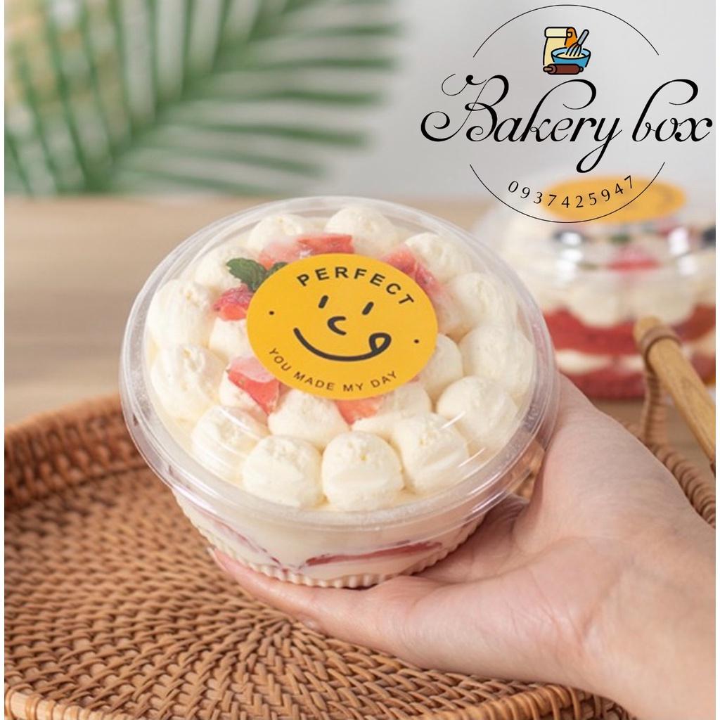 100 Hộp XY581 Đựng Bánh Lạnh - Tiramisu - Rau Câu - Pudding - Kem Tươi - Sữa Chua - Tàu Hủ Lạnh