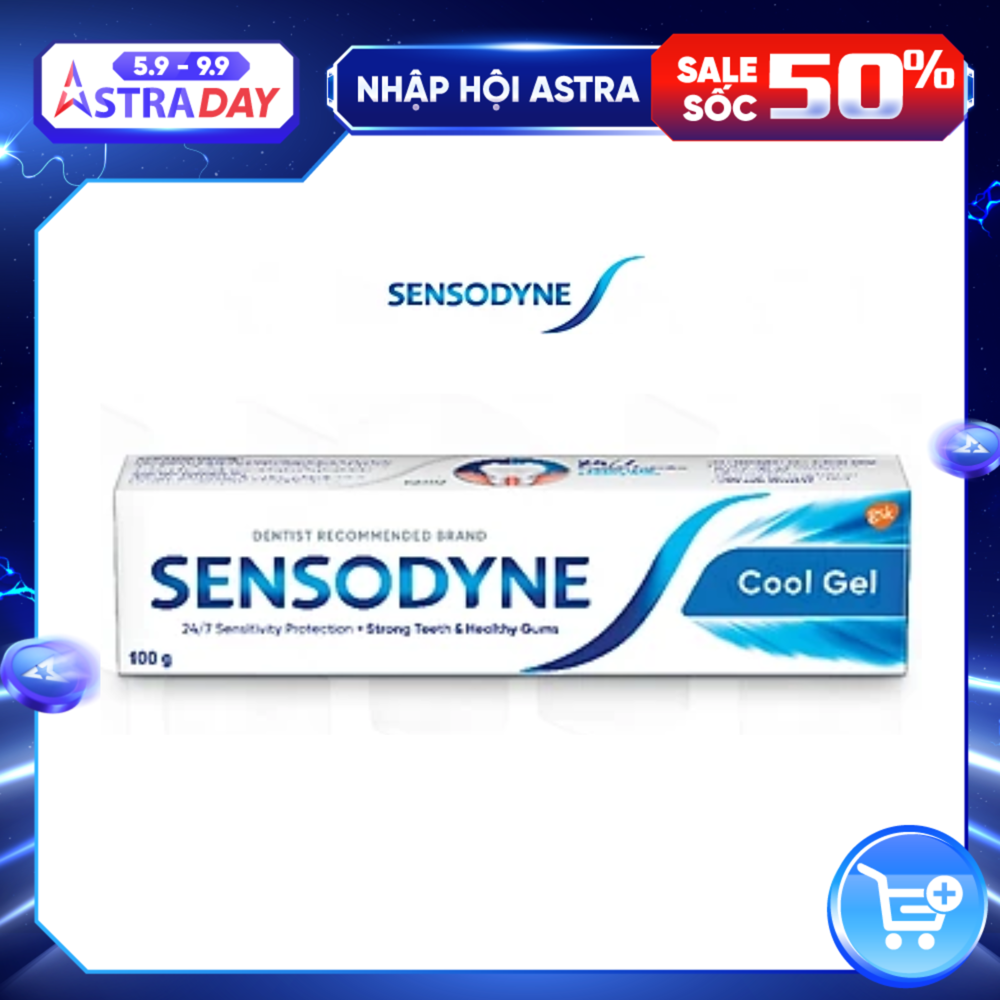 Kem đánh răng Sensodyne Cool Gel 160g