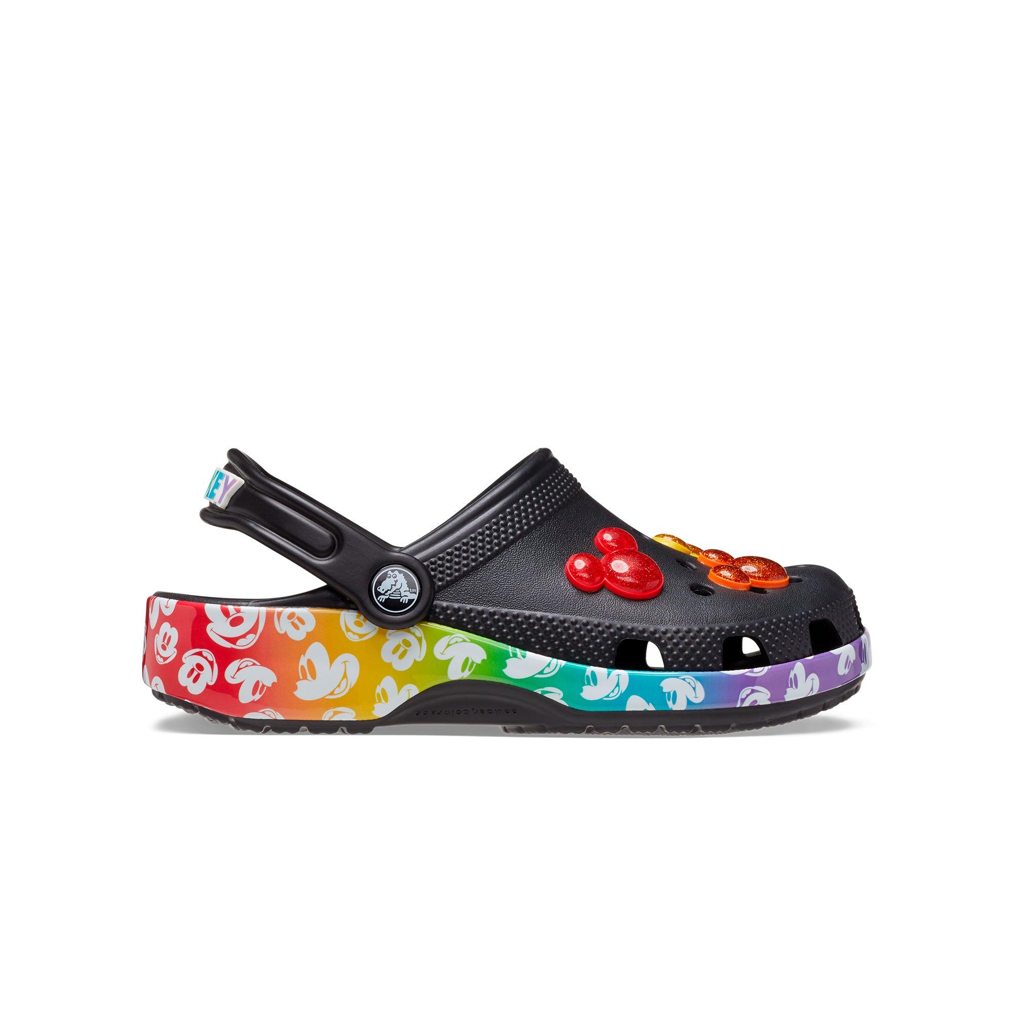 Giày lười trẻ em Crocs Classic Clogid Disney Rainbow - 207743-0C4
