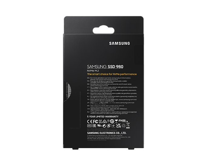 Ổ cứng SSD Samsung 980 M.2 PCIe NVMe 2280 3.0 Tốc Độ Tối Đa 3500MB/s Dung Lượng 250GB/ 500GB/ 1TB  chính hãng