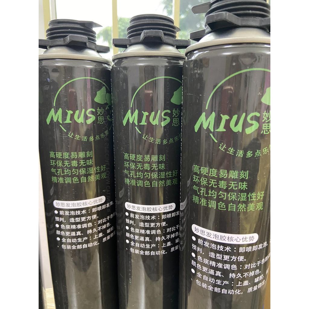 Foam tạo hình làm hồ bán cạn Mius + Vòi xịt tạo hình