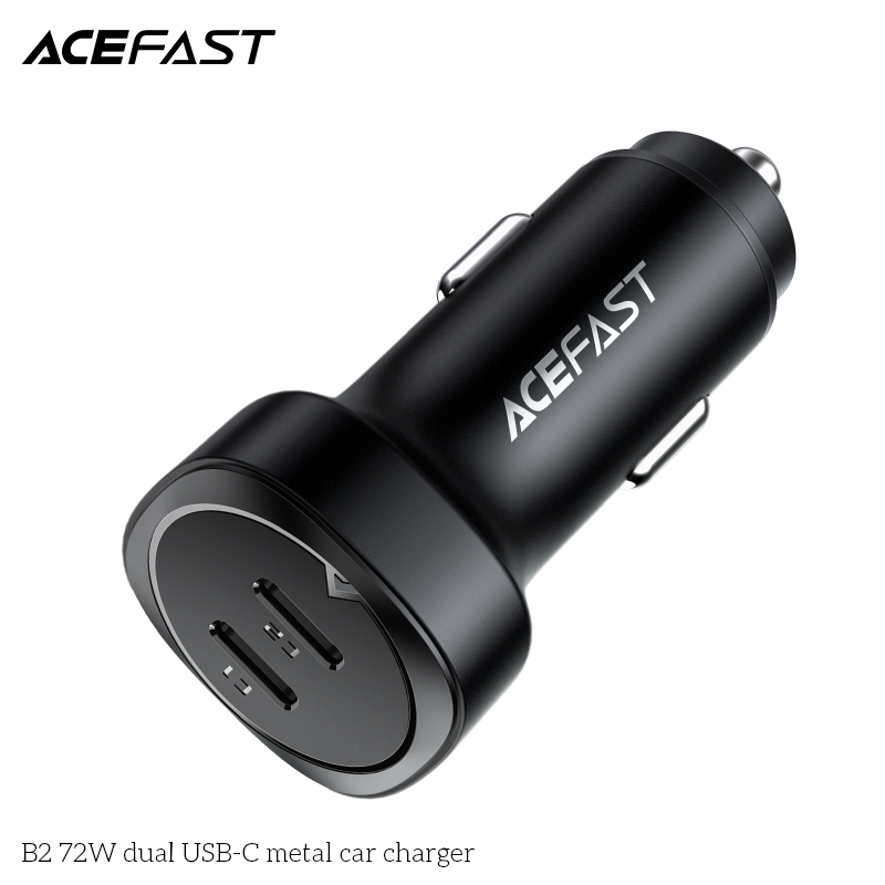  Sạc ô tô Acefast 72W 2 cổng USB-C - B2 Hàng chính hãng Acefast