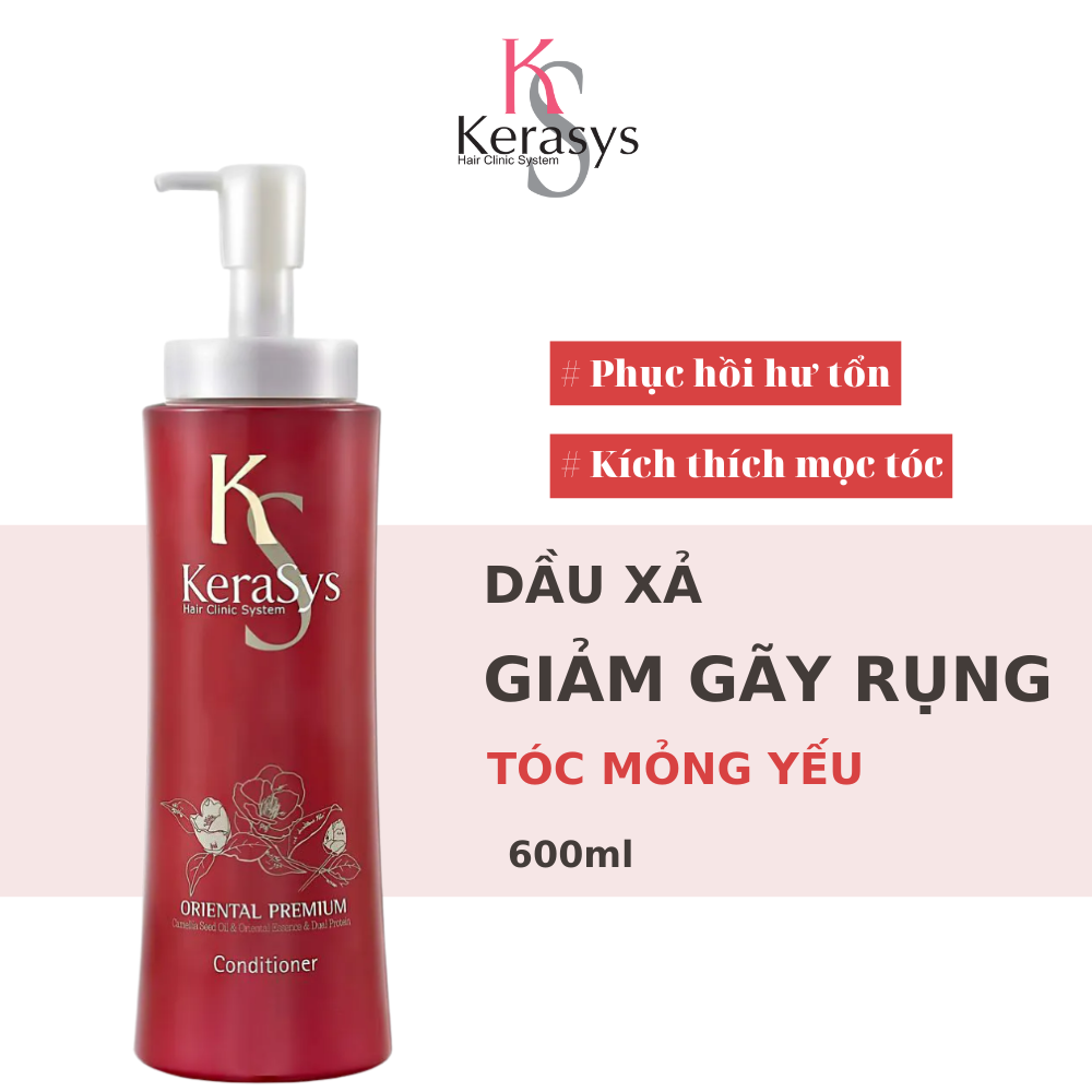 Dầu Xả Cao Cấp Làm Dày Tóc Kerasys Oriental Premium Conditioner (600ml) 