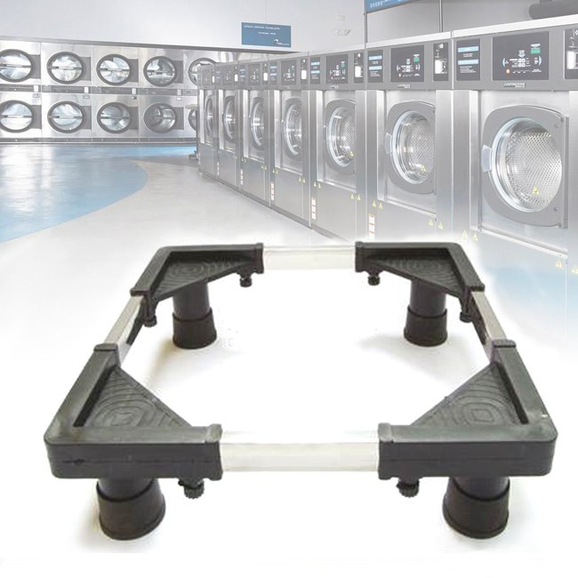Chân Kê Tủ Lạnh, Kệ Máy Giặt, Kệ Máy Lọc Nước Đa Năng Chất Liệu Inox 304 Chống Rỉ Cao Cấp, Bọc Nhựa Chống Trơn Trượt