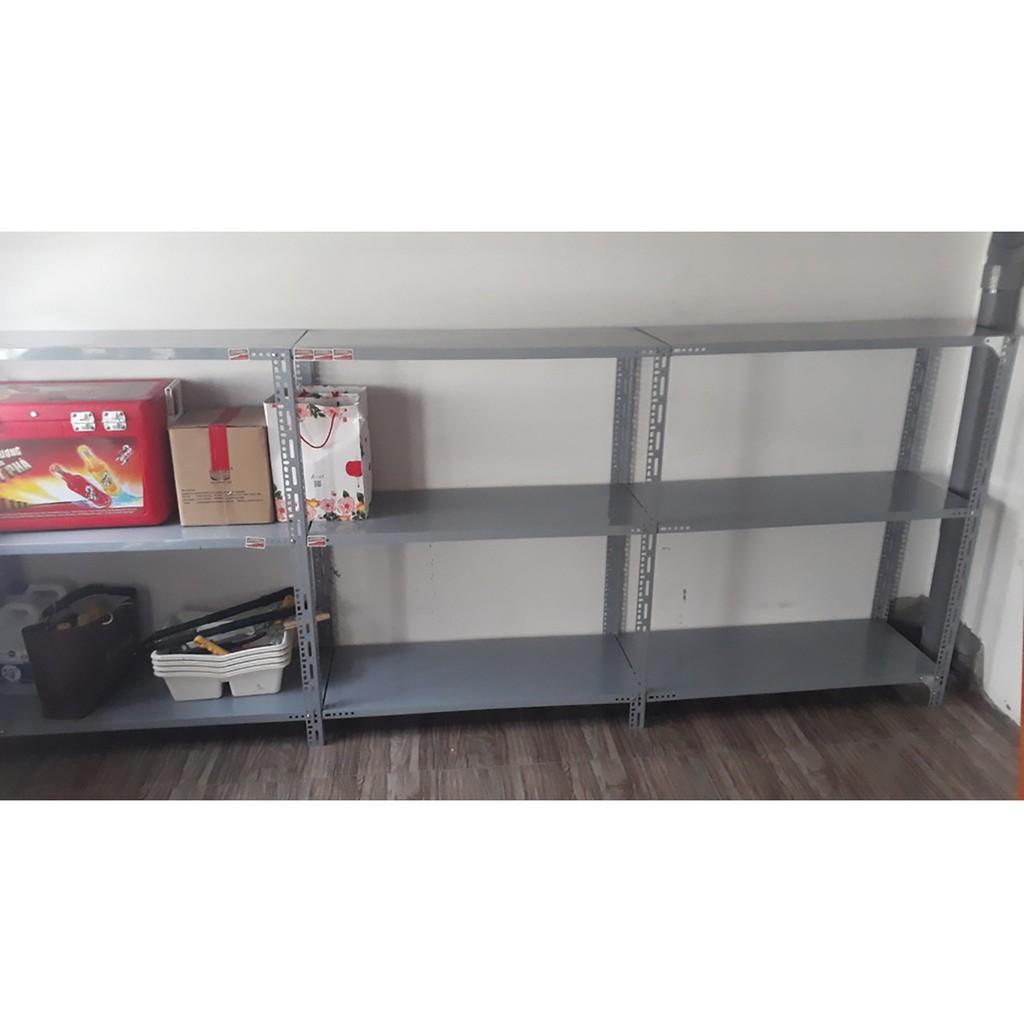 Kệ sắt v lỗ để đồ đa năng 3 tầng dài 1m x rộng 0,5m x cao 1m