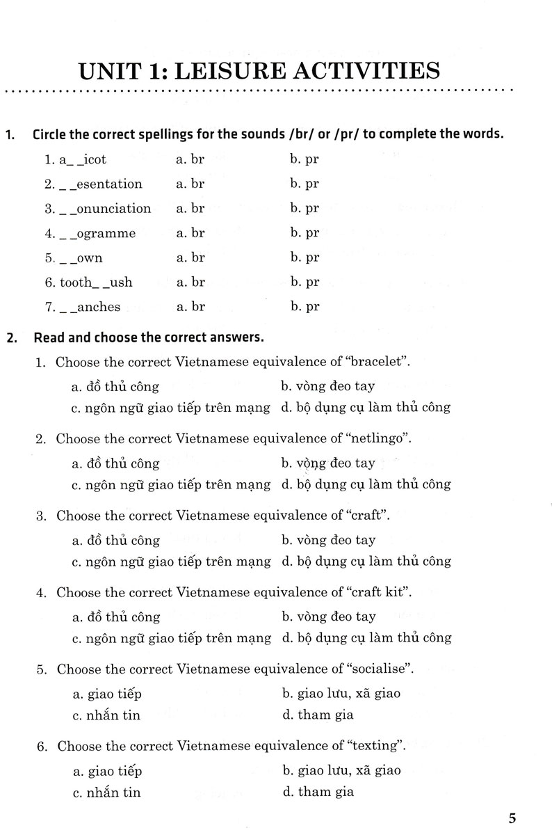 702 Câu Trắc Nghiệm Tiếng Anh 8 - Không Đáp Án _HA